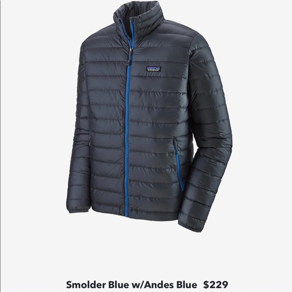 Patagonia Other - Navy Patagonia Mens Down Sweater Jacket